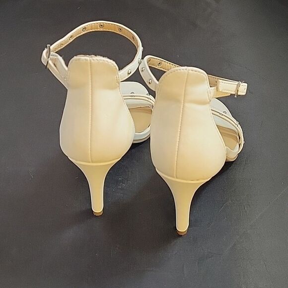 A.NEW DAY SQUARE TOE ADJUSTABLE BUCKLE ANKLE STRAP SANDAL - Picture 7 of 12